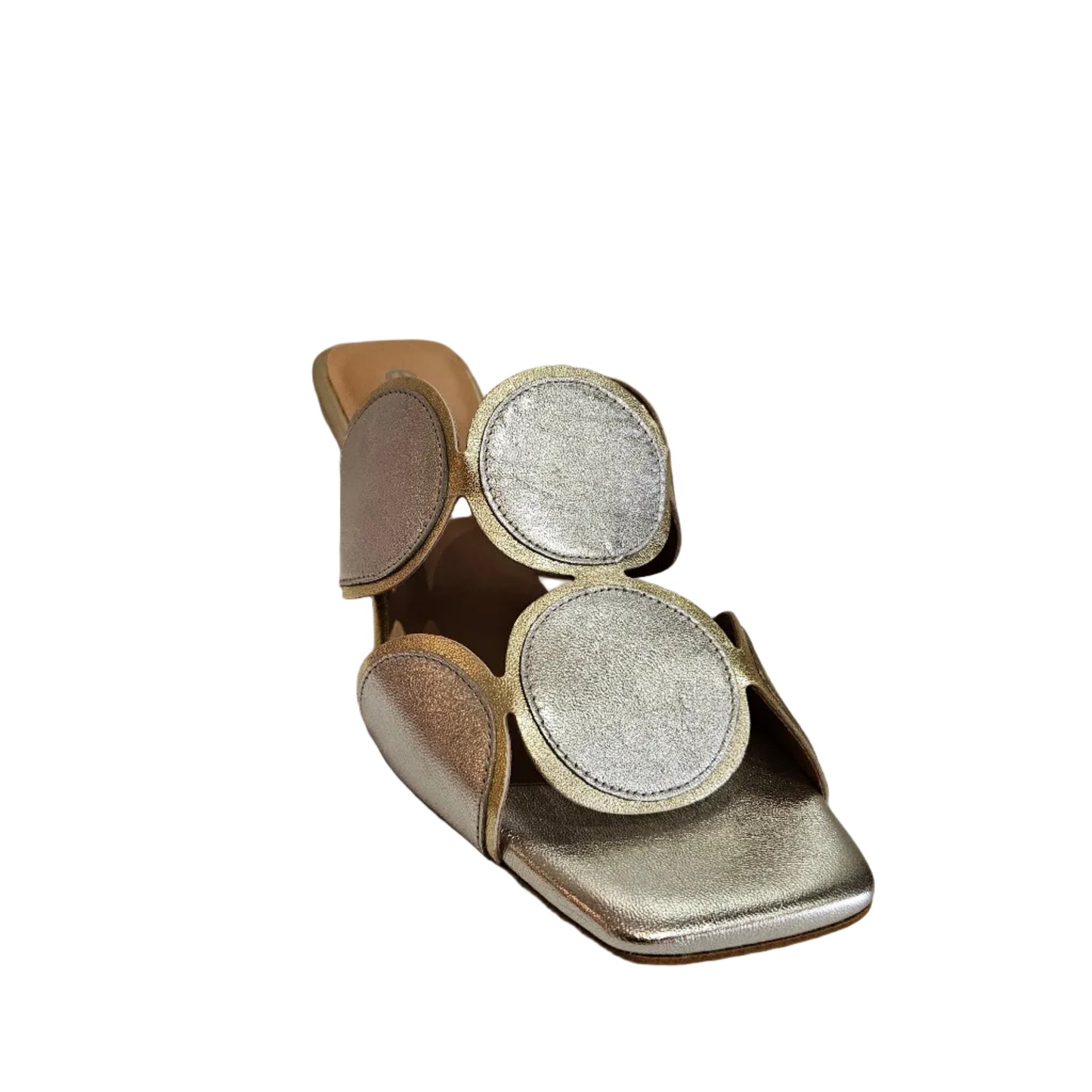 EZZIO 12601 HEELS IN SILVER