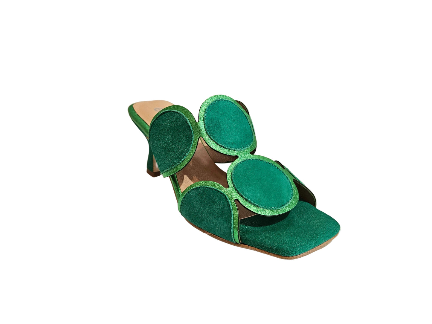 EZZIO 12601 HEELS IN GREEN