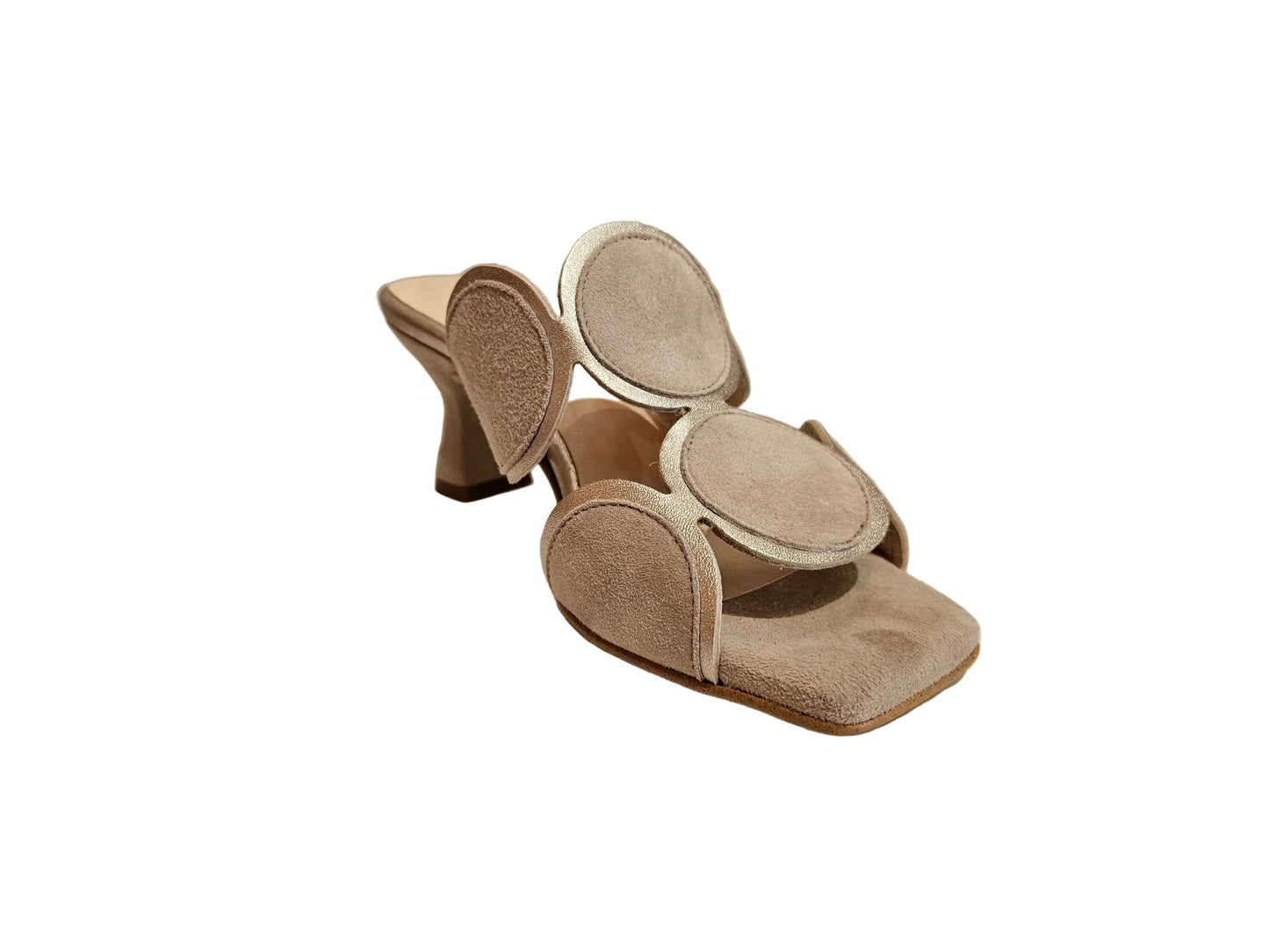 EZZIO 12601 HEELS IN BEIGE