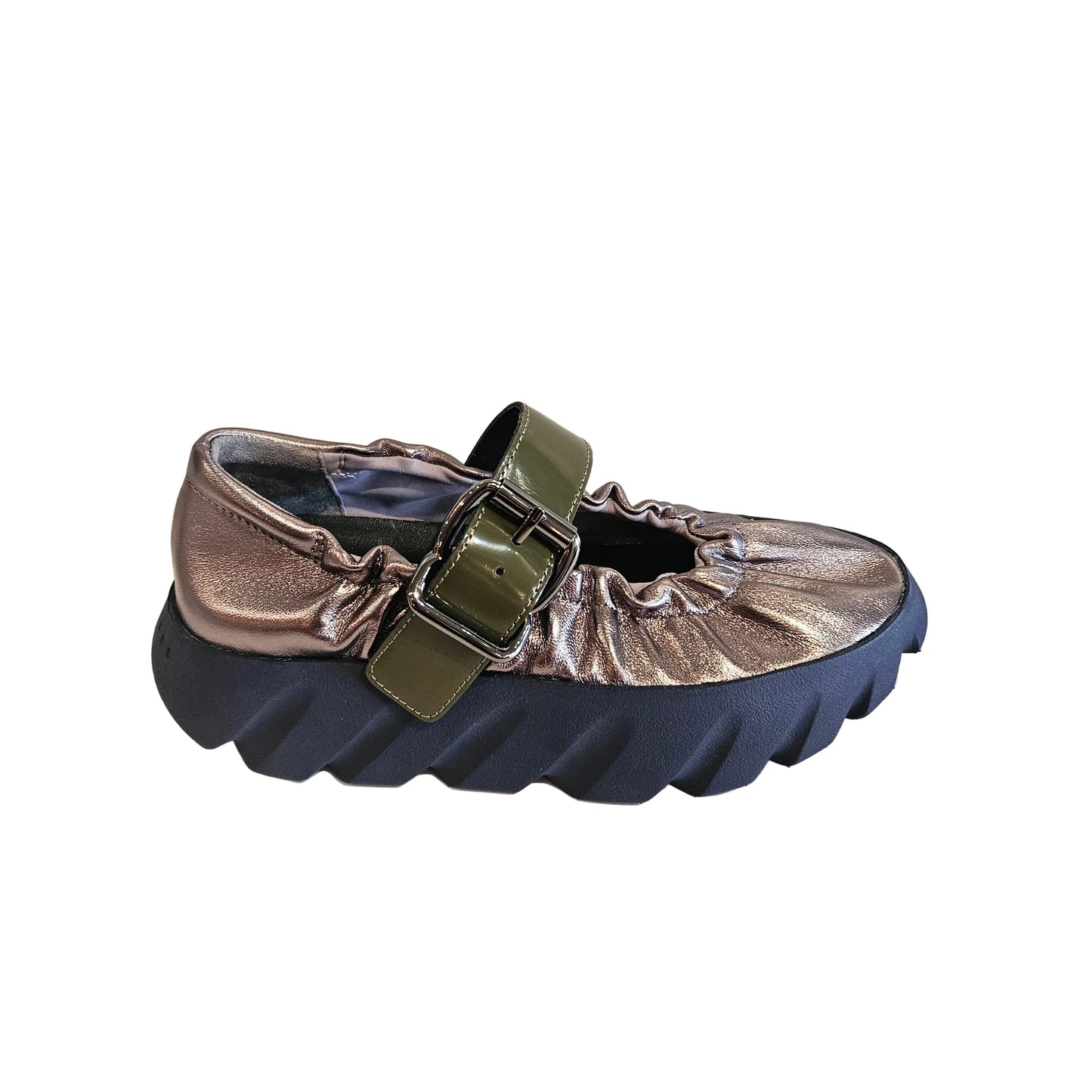 4CCCCEES TURA COVE FLATS IN GUNMETAL