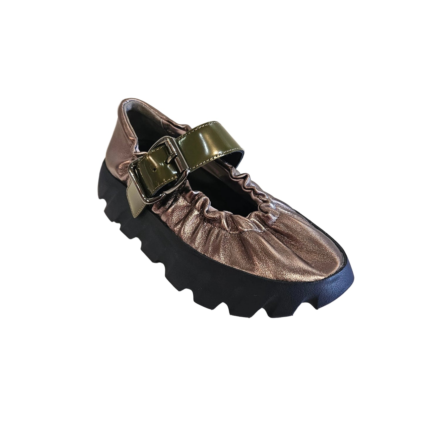 4CCCCEES TURA COVE FLATS IN GUNMETAL