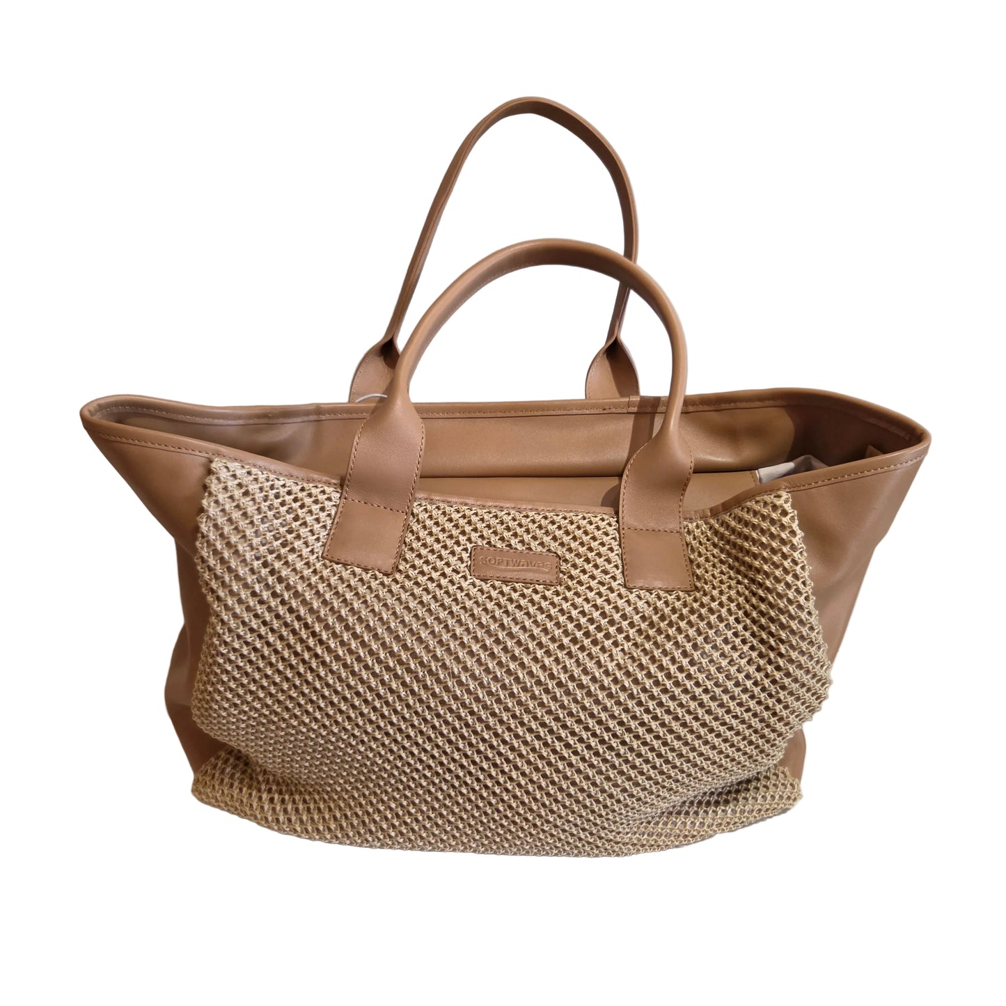 SOFTWAVE TOTE BAG IN BEIGE