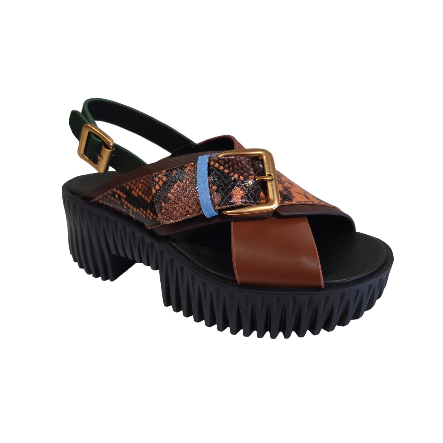 4CCCCEES PILA JUNO SANDAL IN COFFEE