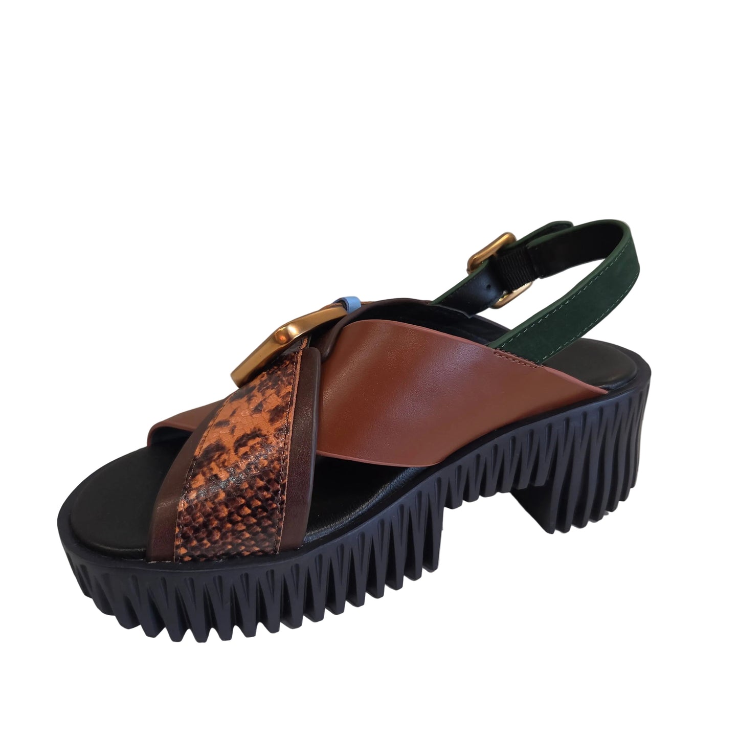 4CCCCEES PILA JUNO SANDAL IN COFFEE