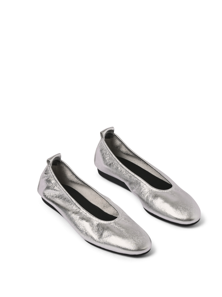 ARCHE LAIUS BALLERINAS IN SILVER