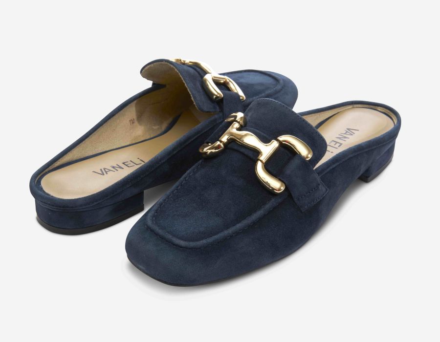 VANELI SHAINE LOAFER IN NAVY SUEDE