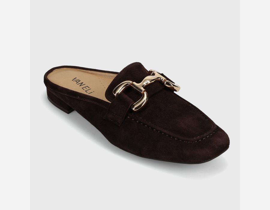 VANELI SHAINE LOAFER IN BROWN SUEDE