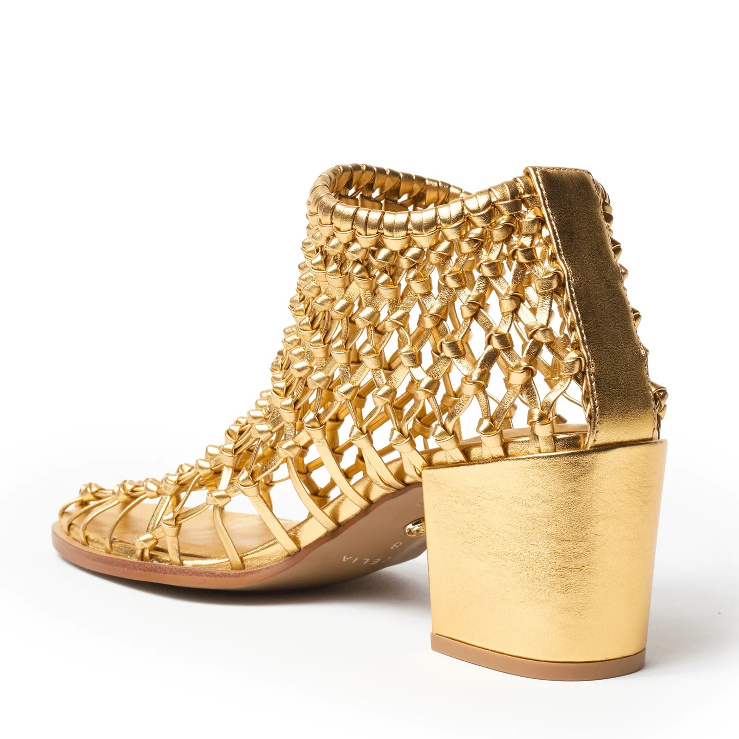 CECELIA NEVER HEELS IN GOLD