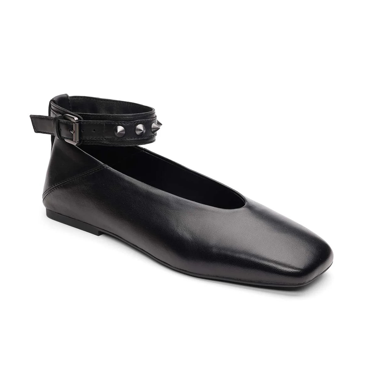 ASH BEST BELLET FLAT IN BLACK