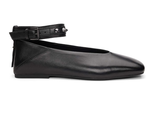 ASH BEST BELLET FLAT IN BLACK