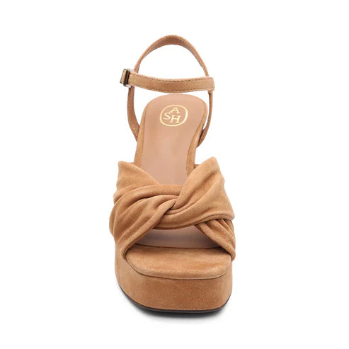 ASH OPUS PLATFORM DRESS SANDAL IN BROWN
