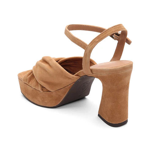 ASH OPUS PLATFORM DRESS SANDAL IN BROWN