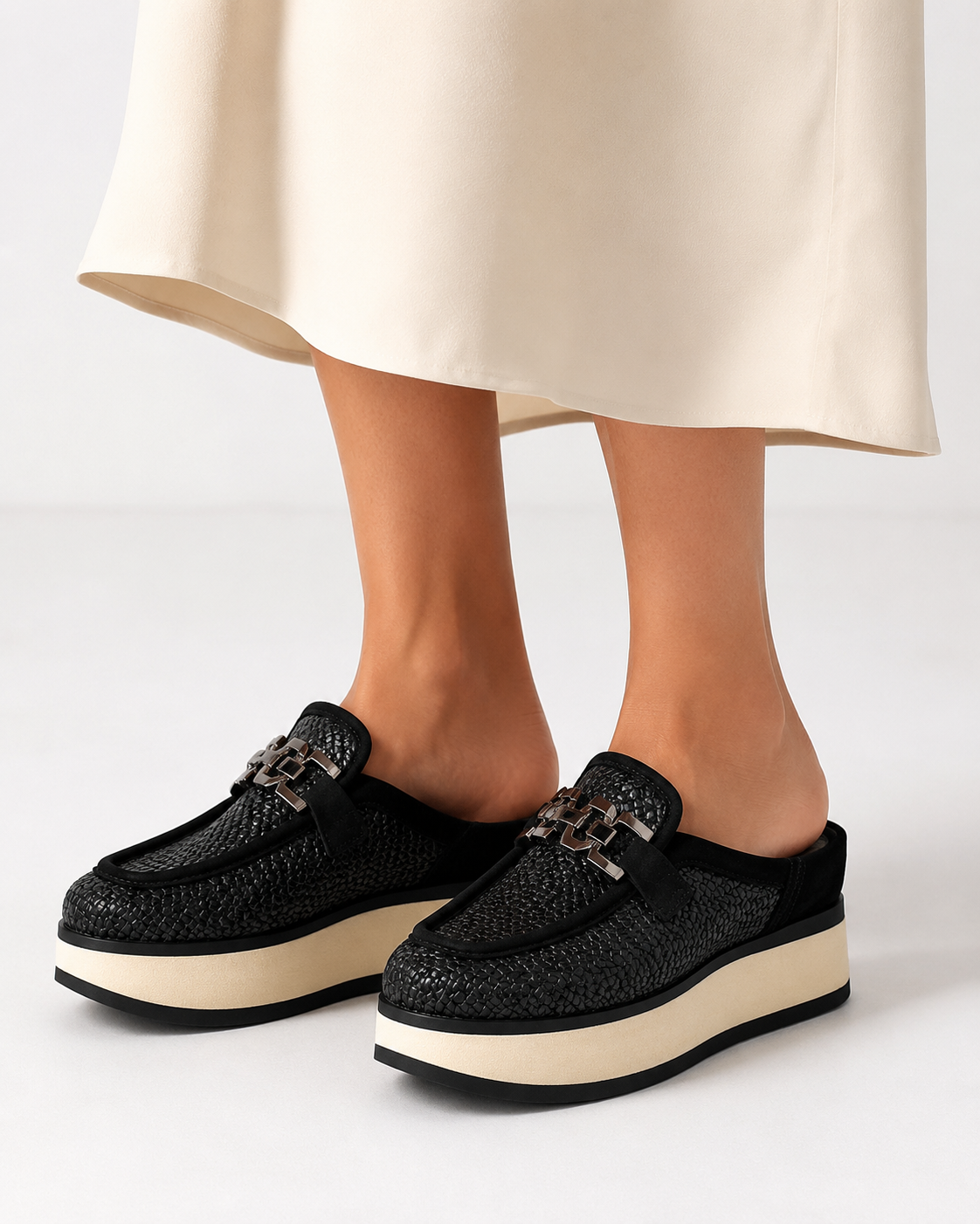 SOFTWAVES CELESTE PLATFORM MULE IN BLACK