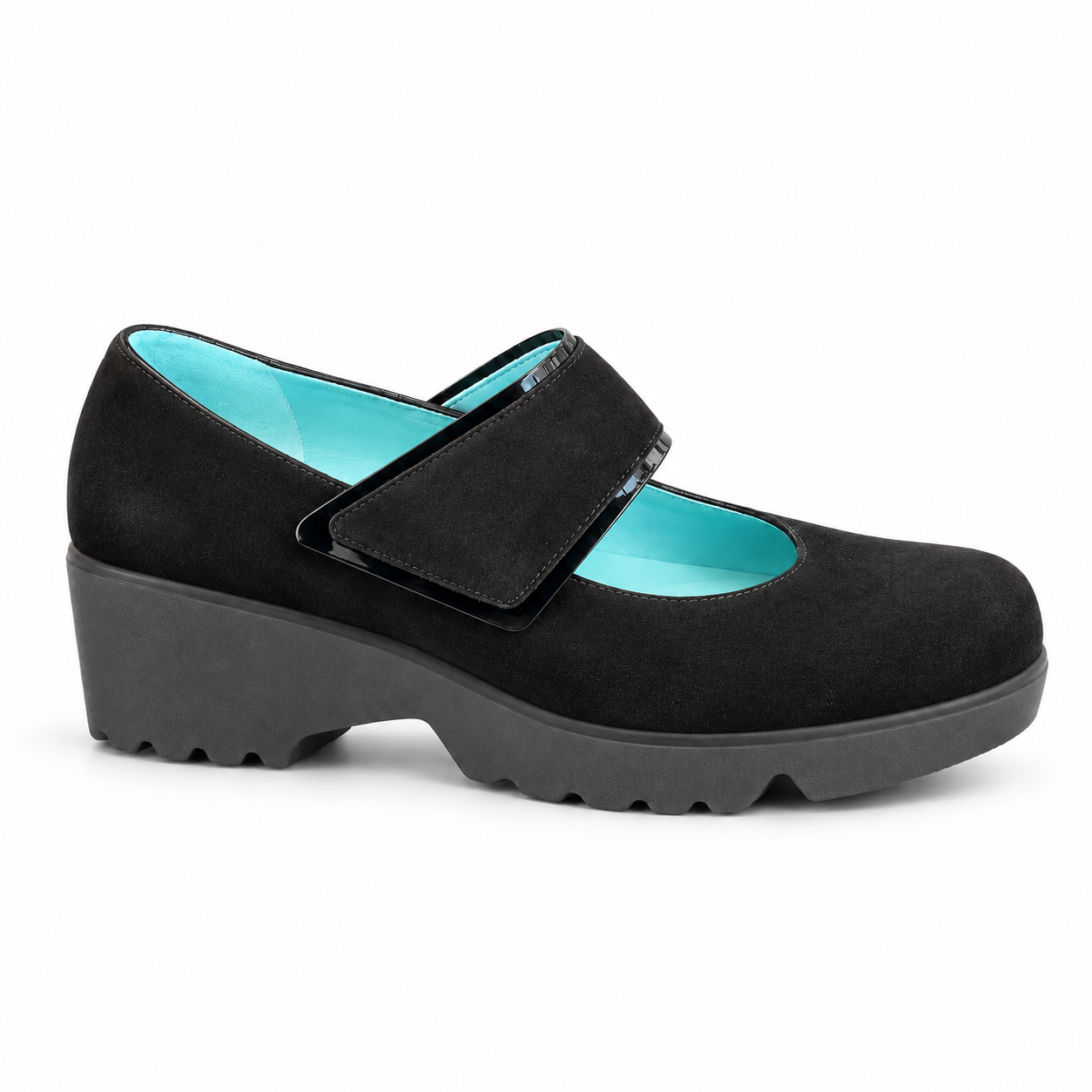Thierry Rabotin Abra platform in black satin