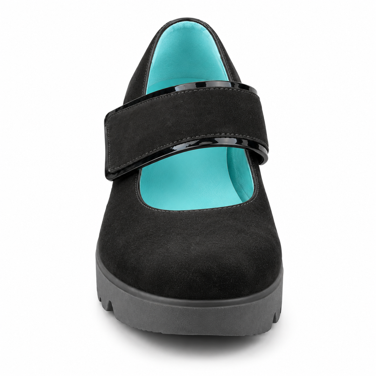 Thierry Rabotin Abra platform in black satin