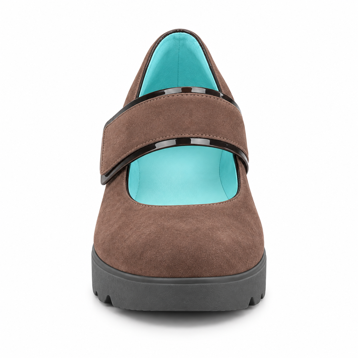 Thierry Rabotin Abra platform in brown satin