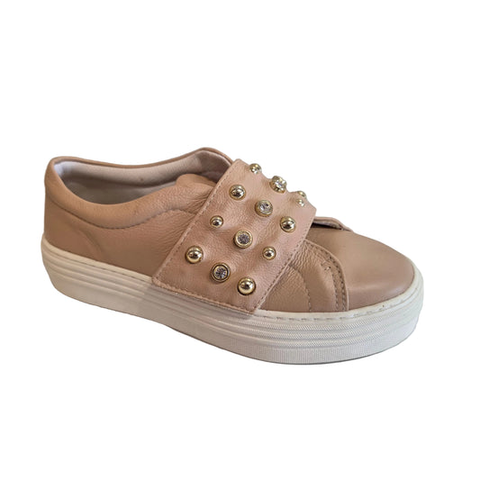 VERO FATTO COURO VIENA SNEAKER IN NUDE