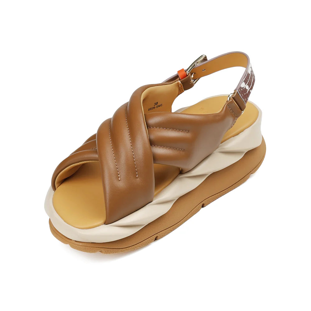 4CCCCEES MELLOW MANA SANDAL IN BROWN