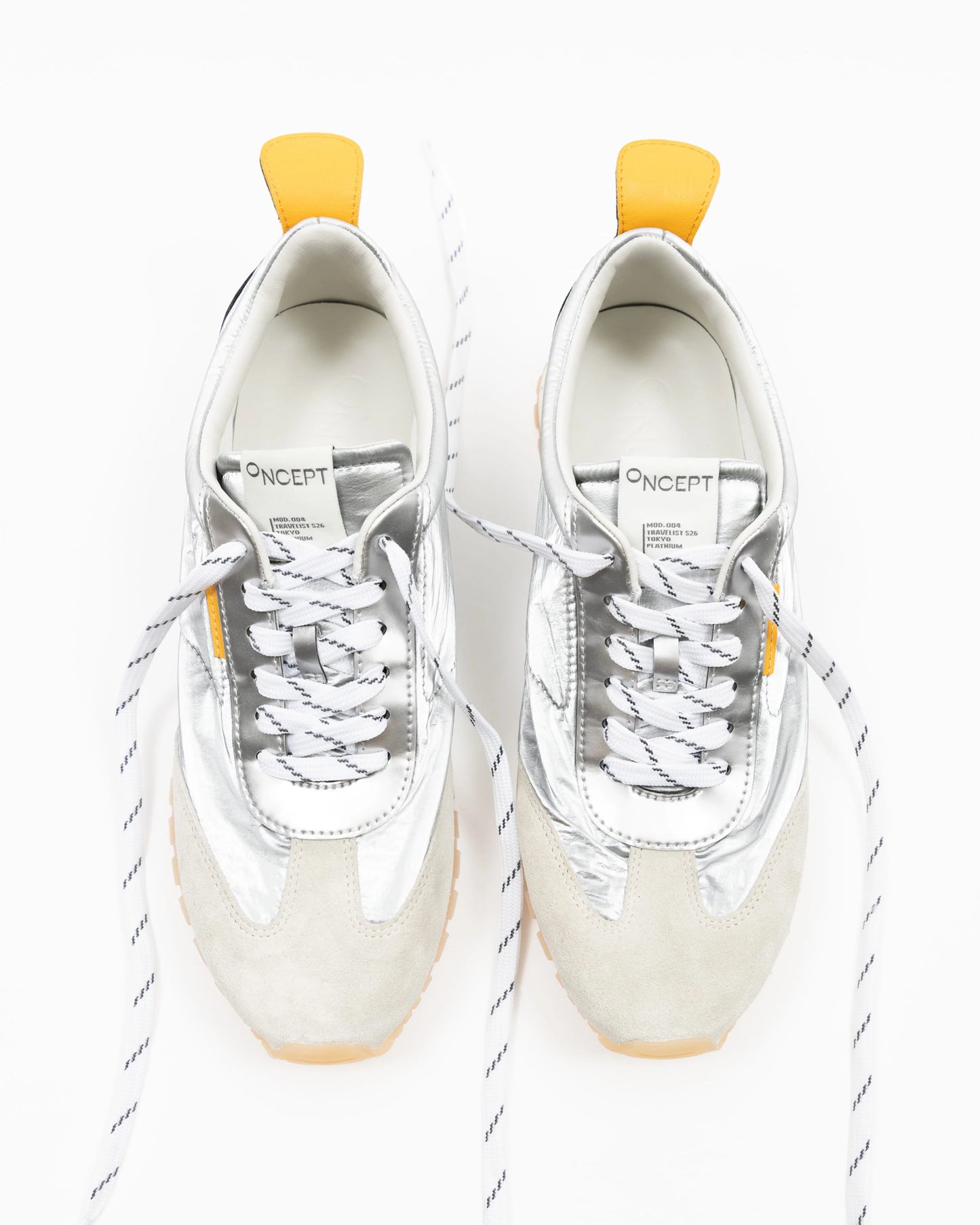 ONCEPT TOKYO MINIMAL SNEAKER IN PLATINUM