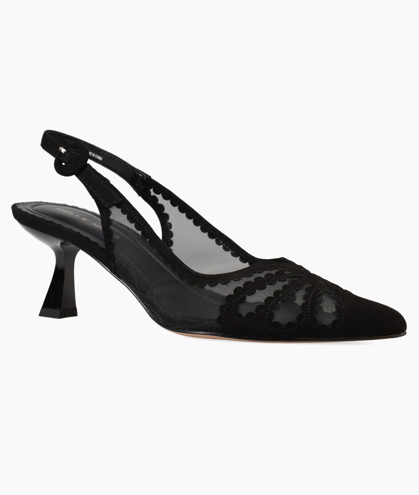 PELLE MODA JACIE MID HEEL IN BLACK