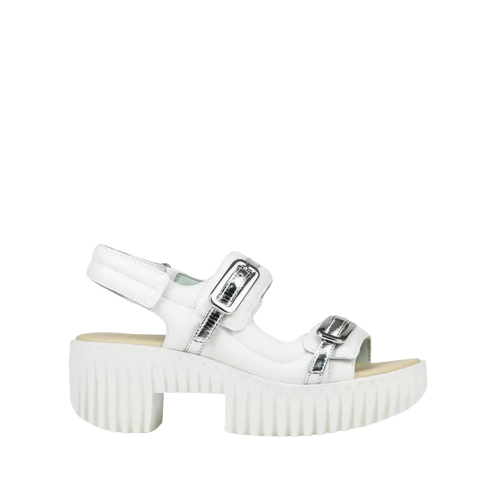 4CCCCEES MELLOW KIKO SANDAL IN WHITE