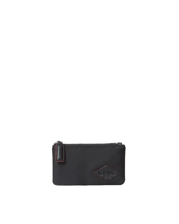 MZ WALLACE BLACK BLEECKER CARD WALLET