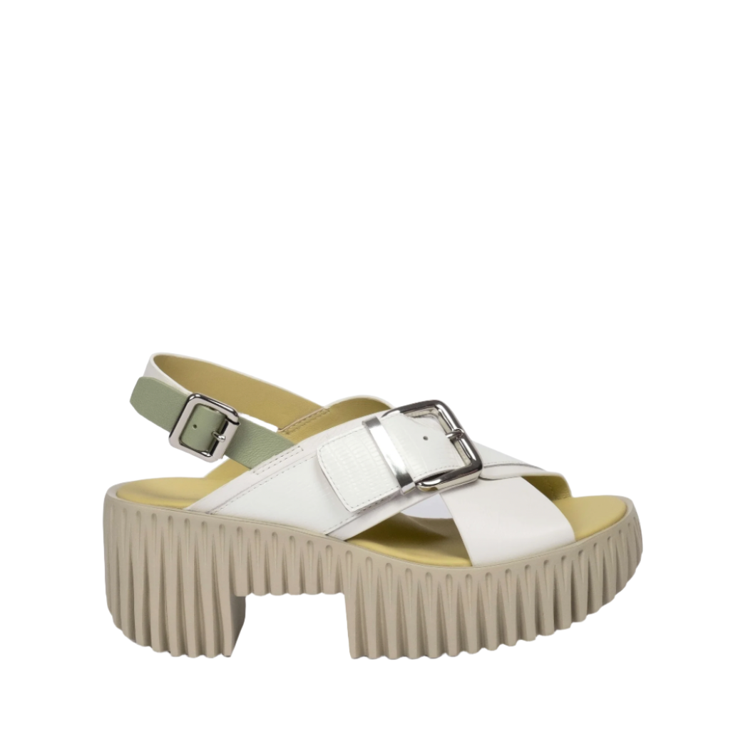 4CCCCEES PILA JUNO SANDAL IN WHITE