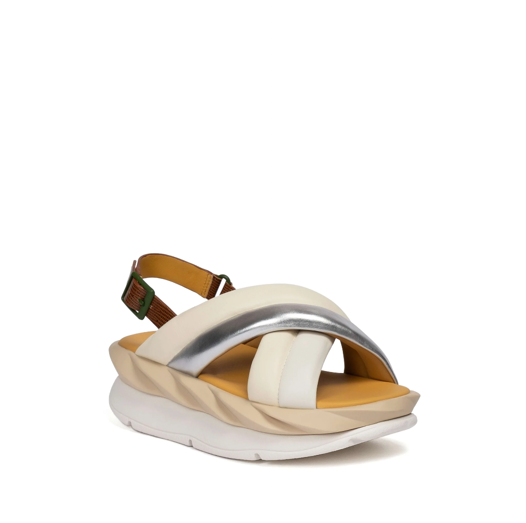 4CCCCEES MELLOW MELA SANDAL IN CREAM