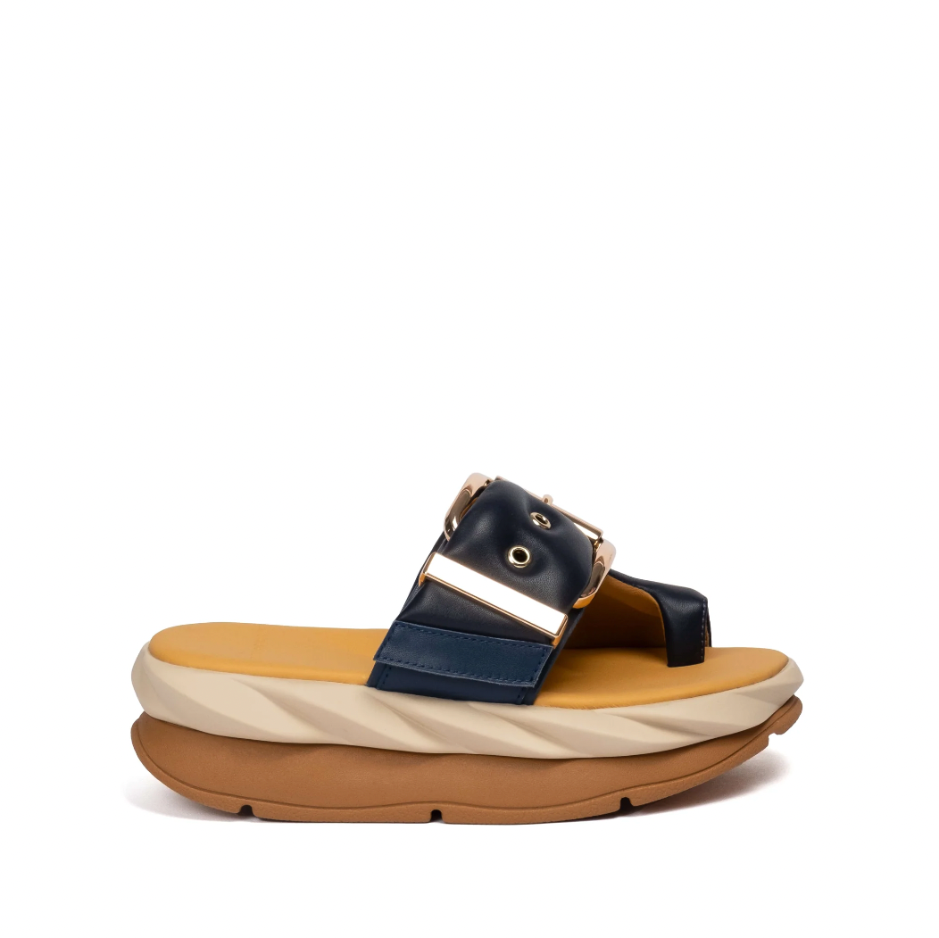 4CCCCEES MELLOW GLOW SANDAL IN INDIGO