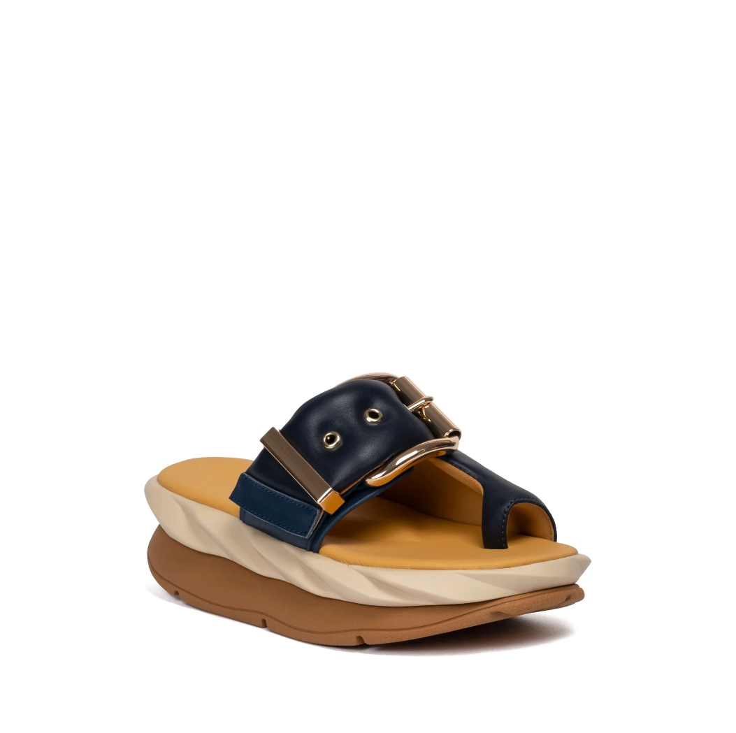 4CCCCEES MELLOW GLOW SANDAL IN INDIGO