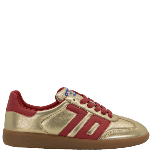 BACK 70 CLOUD NM SNEAKER IN GOLD RED