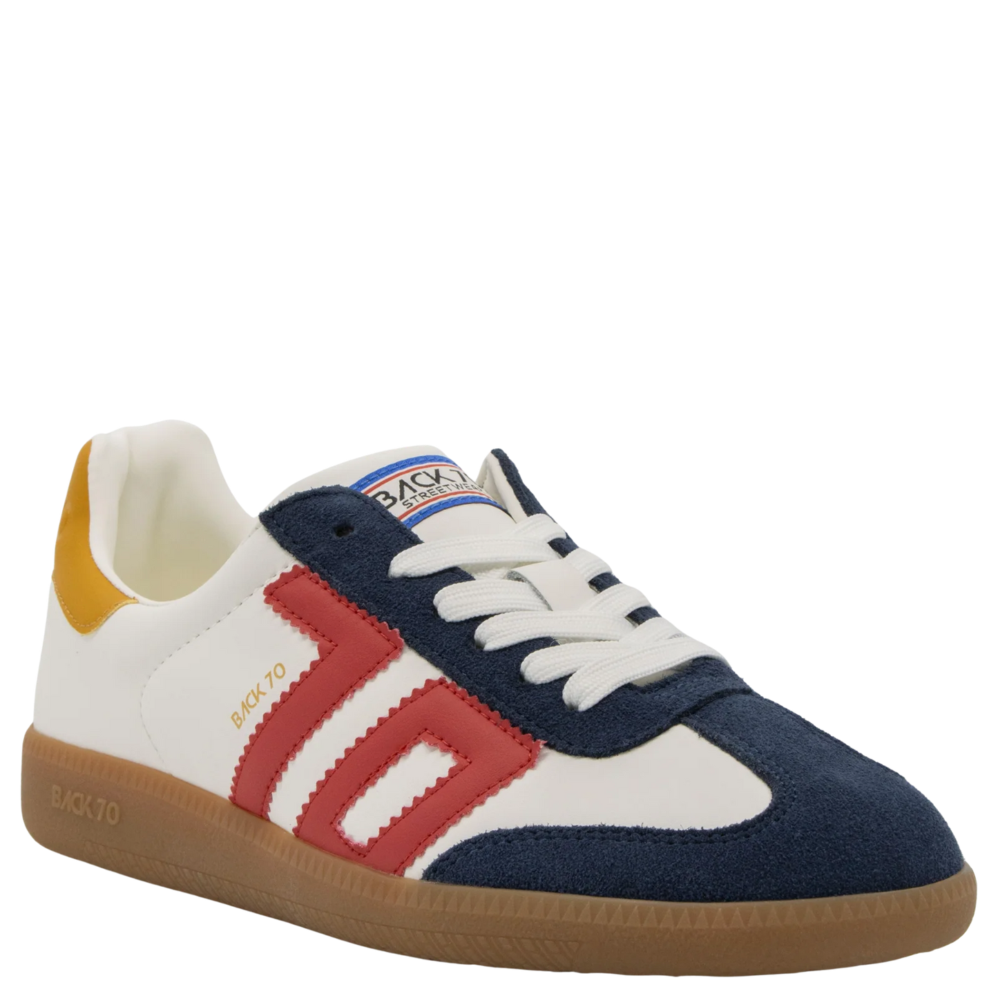 BACK 70 CLOUD SNEAKER IN WHITE BLUE RED