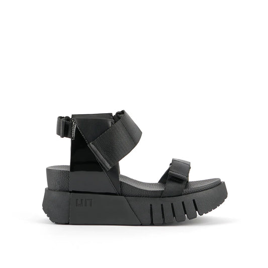 UNITED NUDE DELTA RUN SANDAL IN BLACK