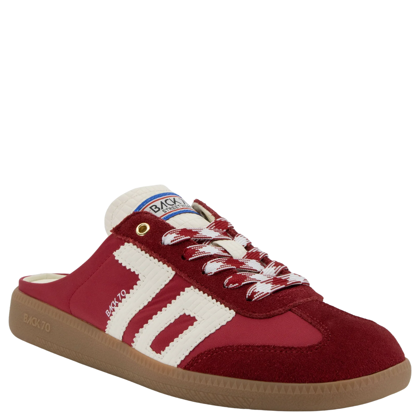 BACK 70 EASTER IN RED MILK BACKLESS SNEAKER