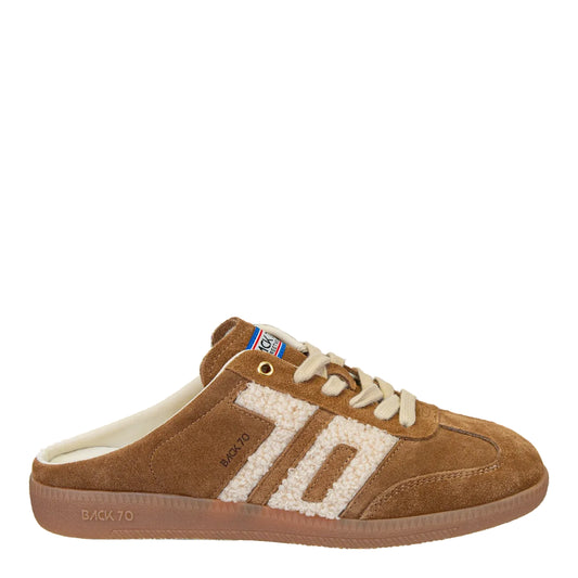 BACK 70 EASTER IN TABACCO BACKLESS SNEAKER