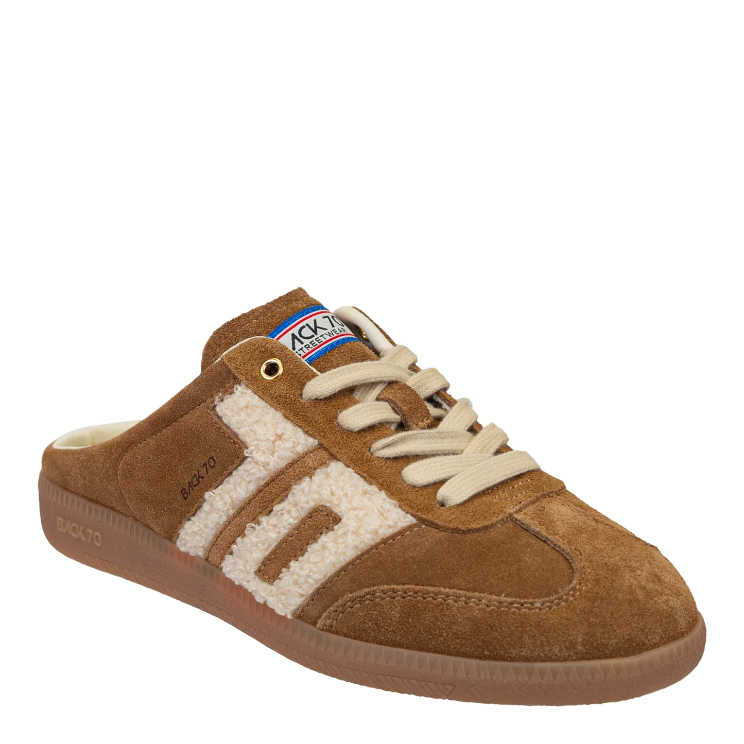 BACK 70 EASTER IN TABACCO BACKLESS SNEAKER