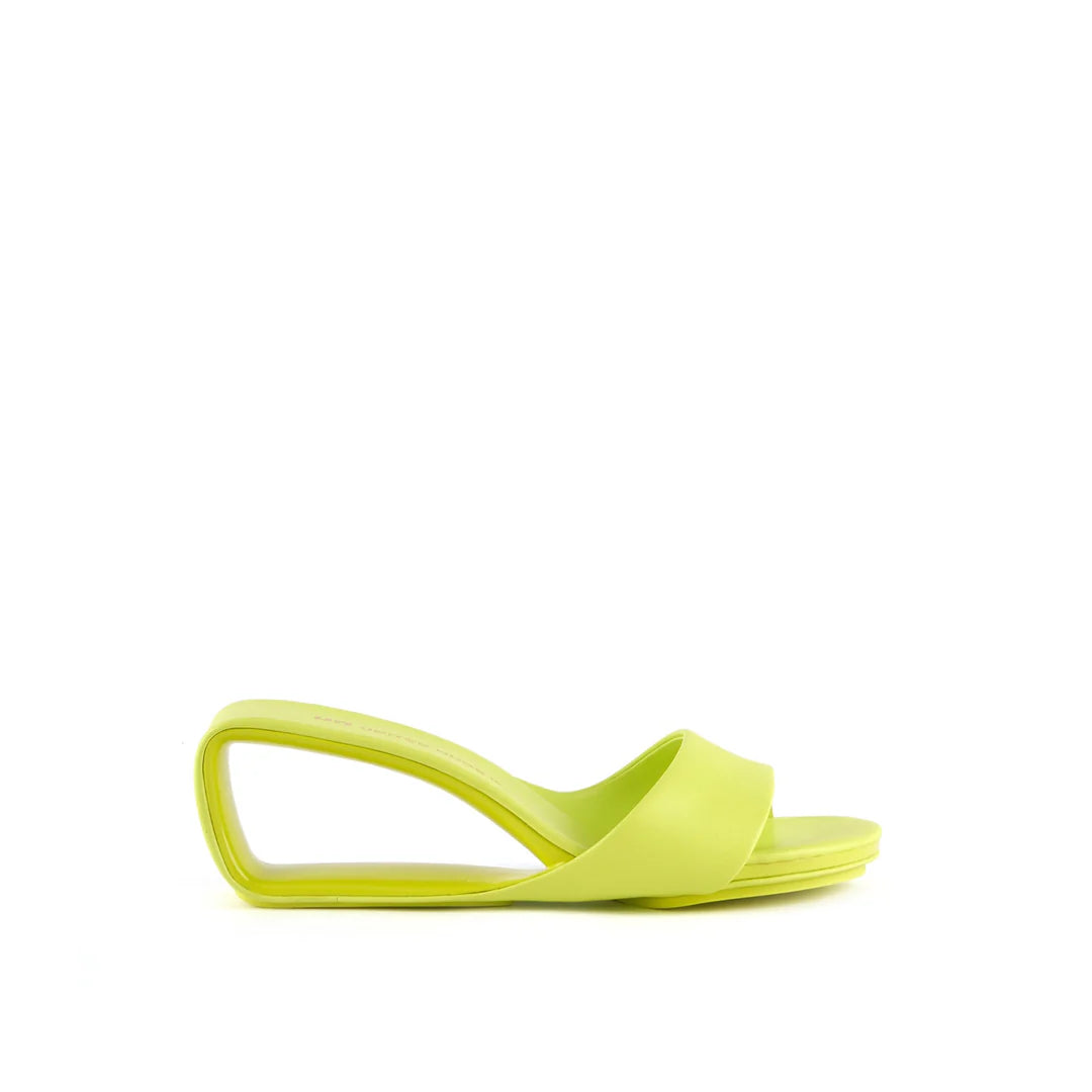 UNITED NUDE MOBIUS MID HEEL IN YELLOW