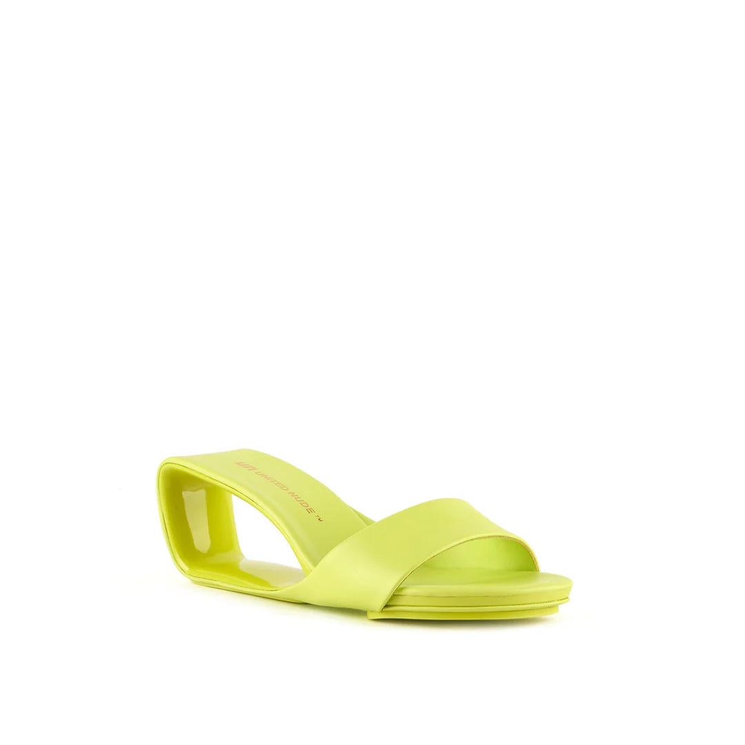 UNITED NUDE MOBIUS MID HEEL IN YELLOW