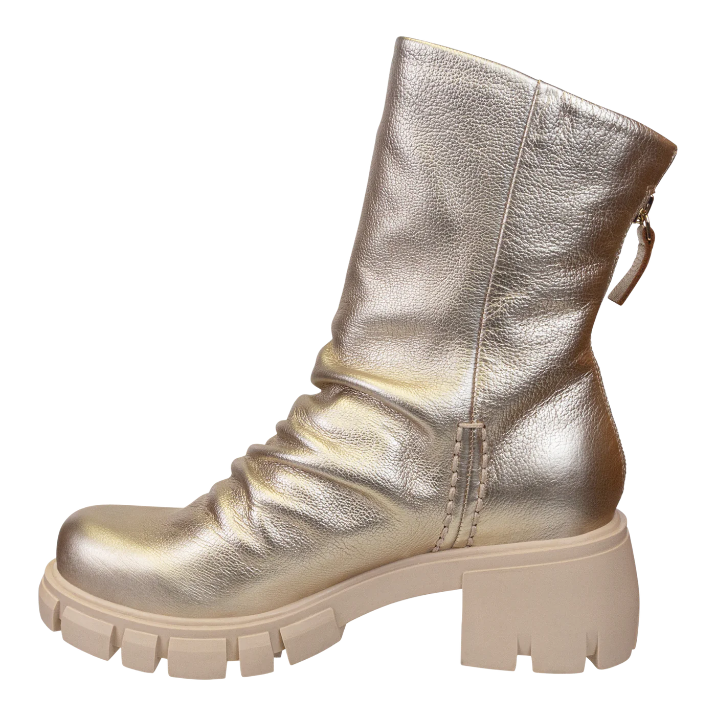 NAKED FEET PROTOCAL BOOT IN GOLD