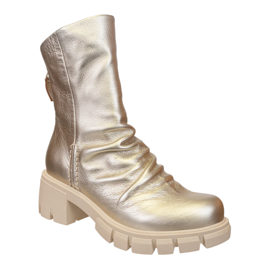 NAKED FEET PROTOCAL BOOT IN GOLD