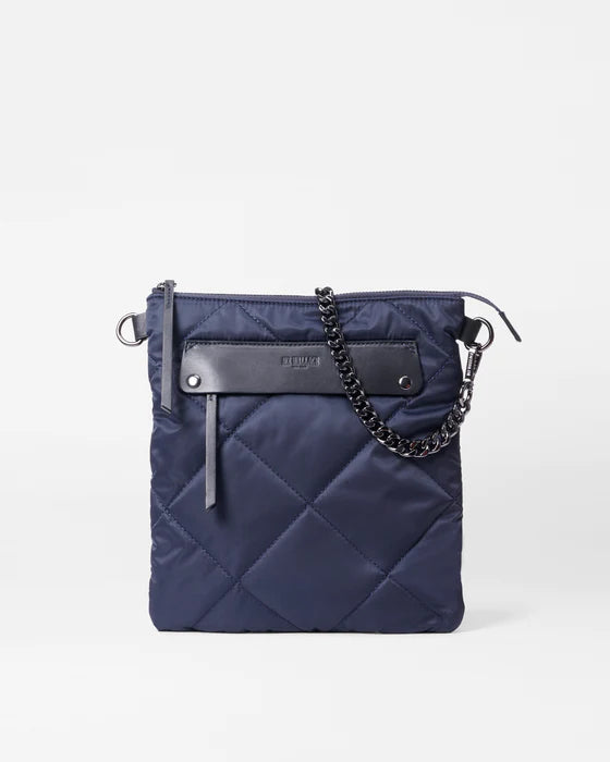 MZ WALLACE QUILTED MADISON FLAT CROSSBODY IN DAWN