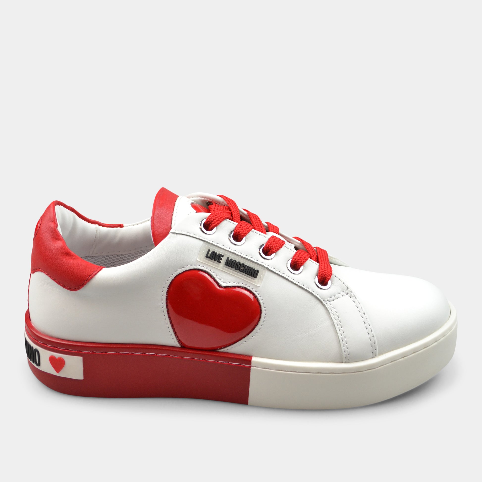 MOSCHINO LOVE SNEAKERS IN RED