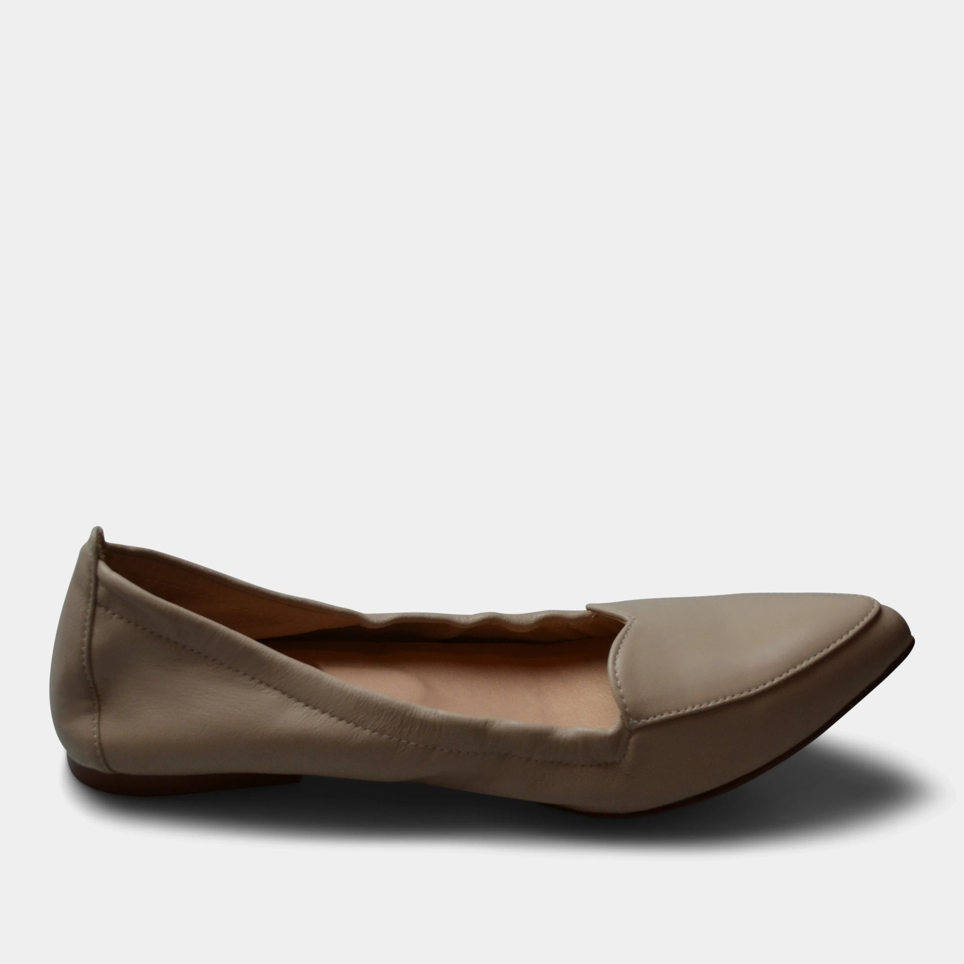 FRENCH SOLE HEART CLAUDIA FLAT IN BEIGE A Step Above Shoes FRENCH SOLE HEART CLAUDIA FLAT IN BEIGE A Step Above Shoes