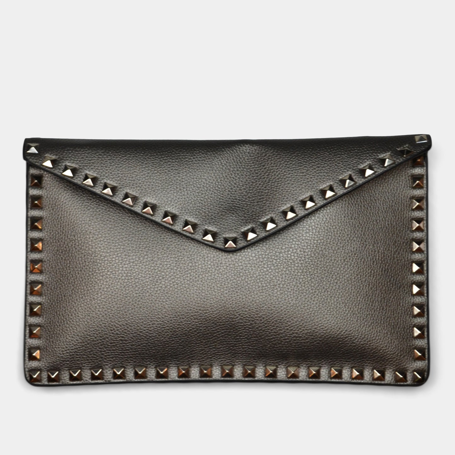 FASHION BY A STEP ABOVE SILVER ENVELOPE WITH STUDS