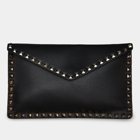FASHION BY A STEP ABOVE BLACK ENVELOPE WITH STUDS