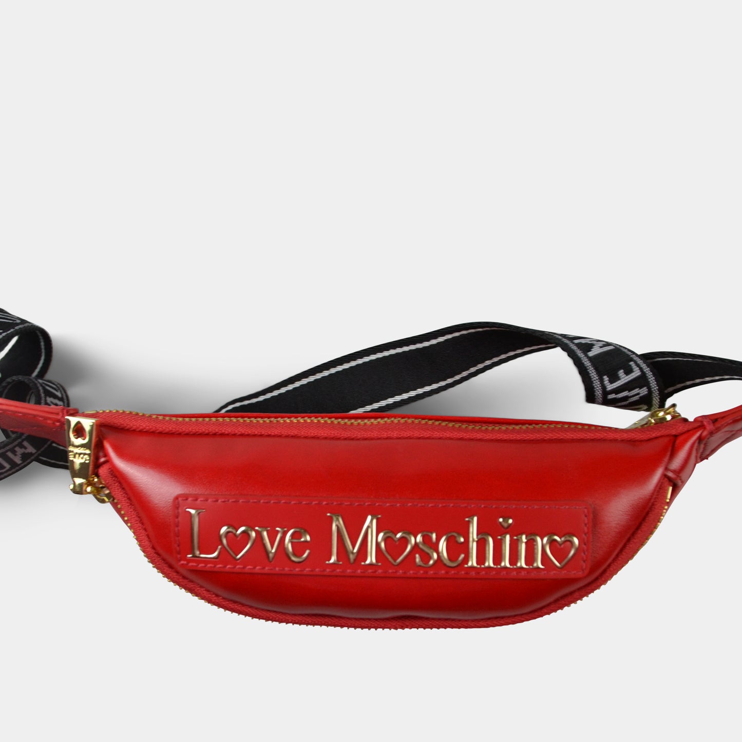 LOVE MOSCHINO QUILTED WAIST BAG WITH LOGO
