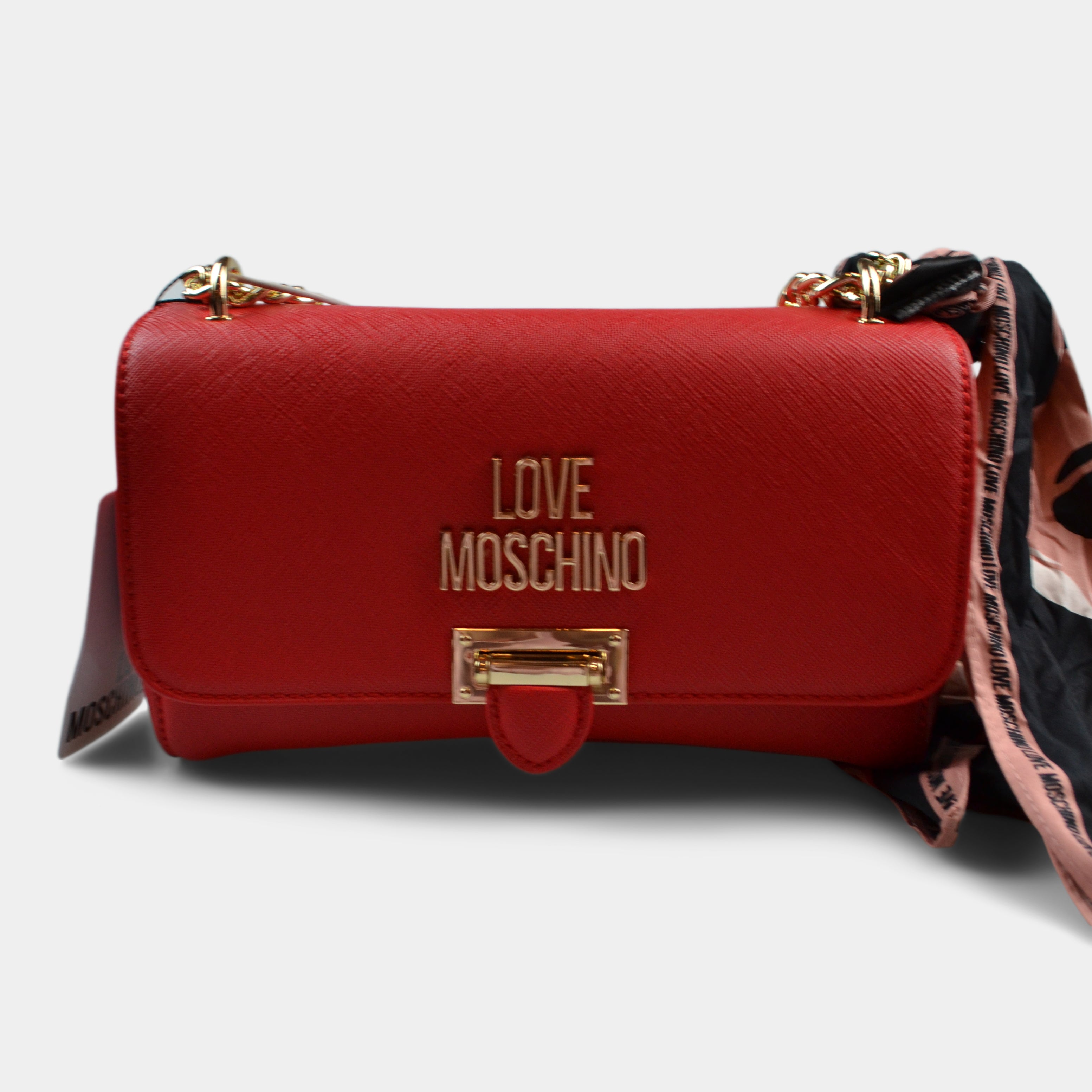 Love moschino outlet red shoulder bag