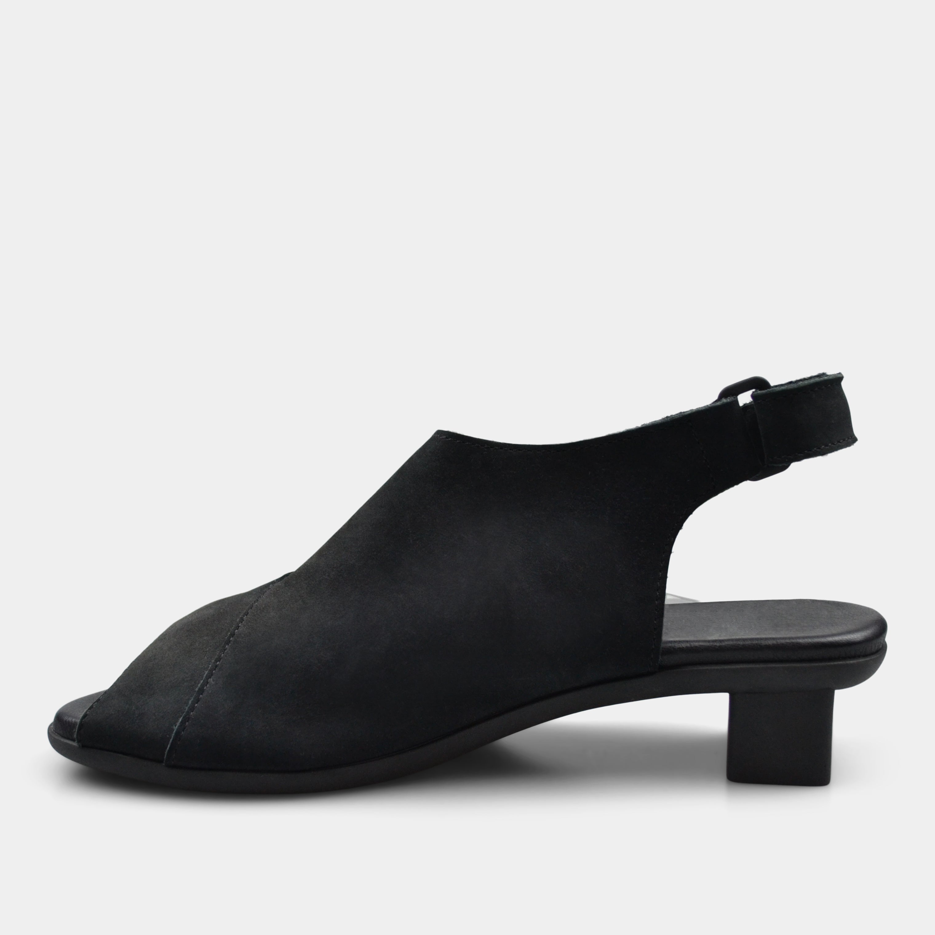 ARCHE OBIBBI SANDAL IN NOIR NUBUCK A Step Above Shoes