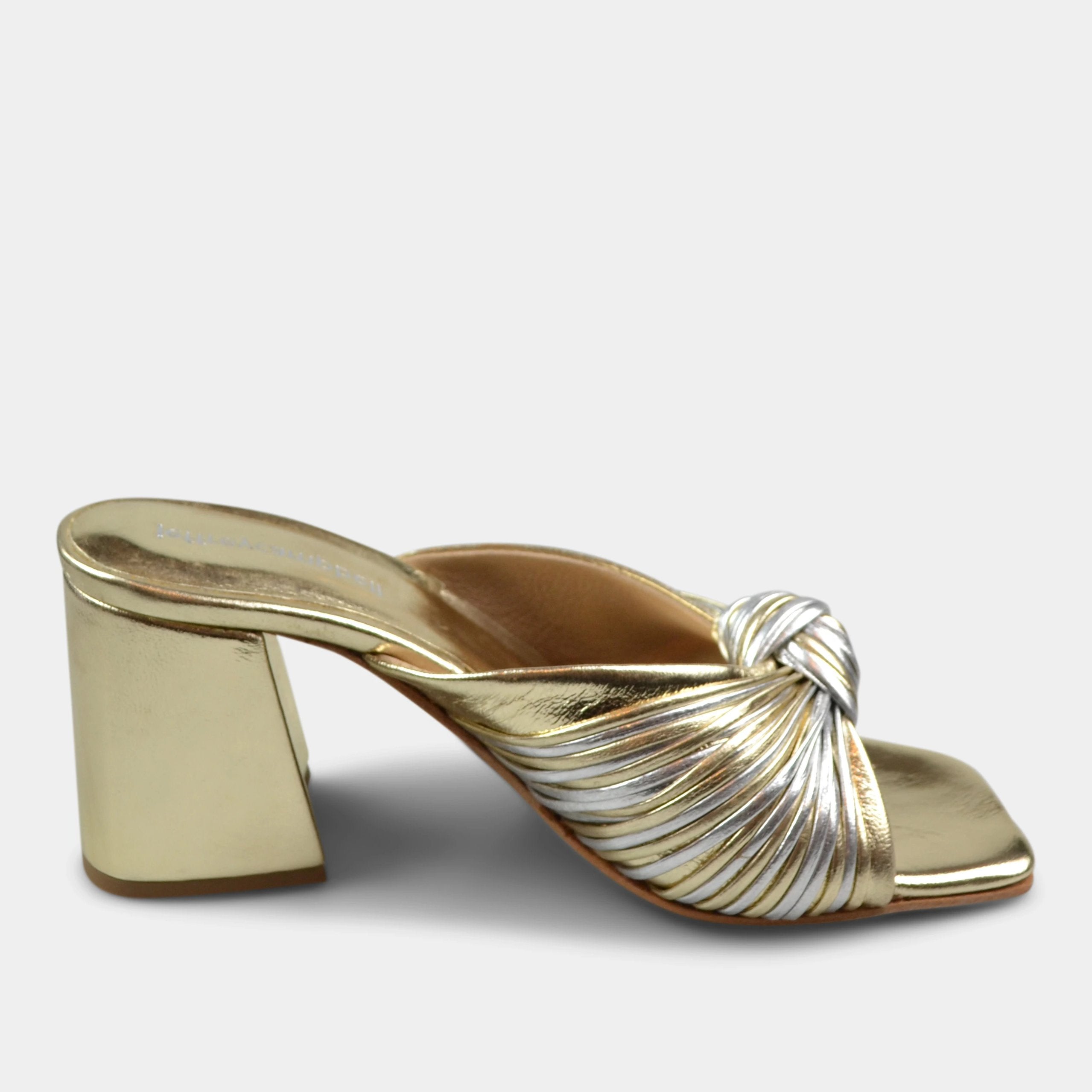 JEFFREY CAMPBELL MELONGER GOLD METALLIC A Step Above Shoes